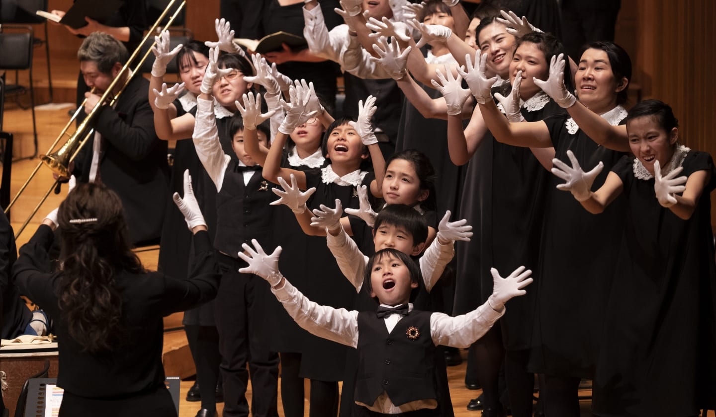 ホワイトハンドコーラスNIPPON×九州交響楽団によるインクルーシブな音楽会「みえる かんじる 新しい第九〜ぼくらはみんなうたうたい〜」