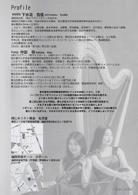 Violin Harp DuoConcert